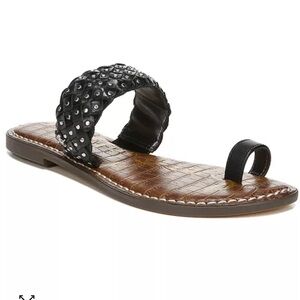 Sam Edelman Black and Brown Sandals